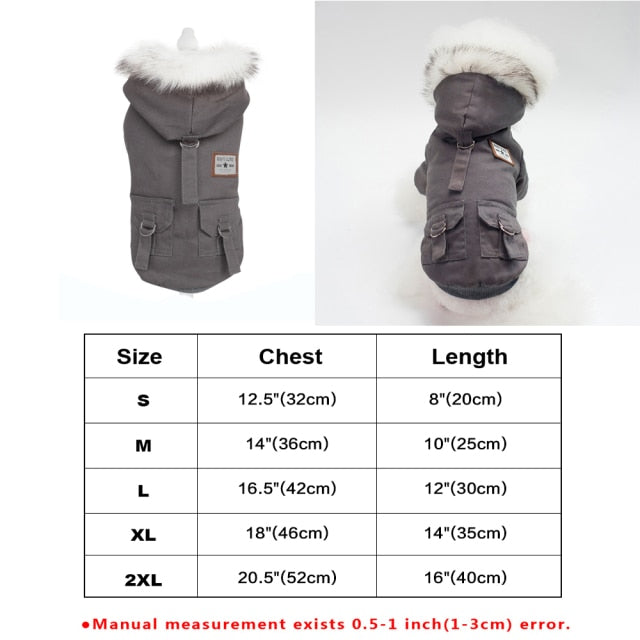 Stylish Chic Leather Dog Coat