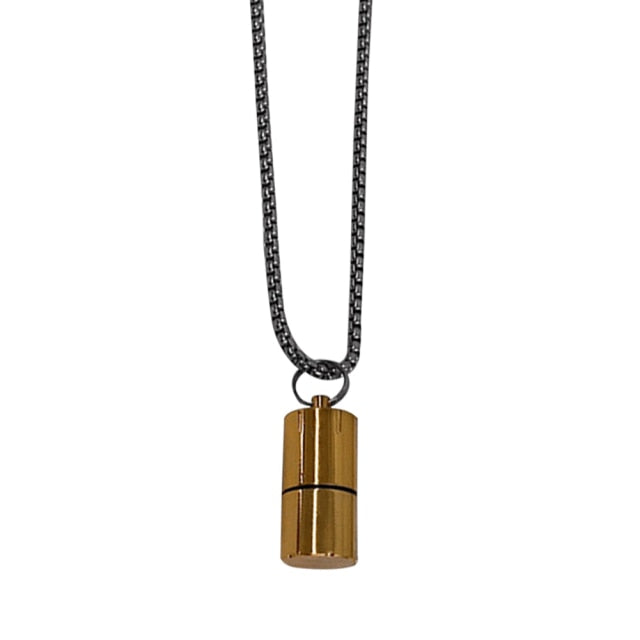 Compact Metal Pocket Lighter Pendant - Halri