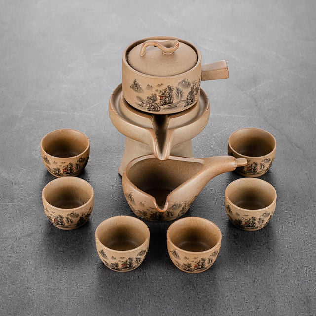Traditional Chinese Antique Ceramic Tea Set