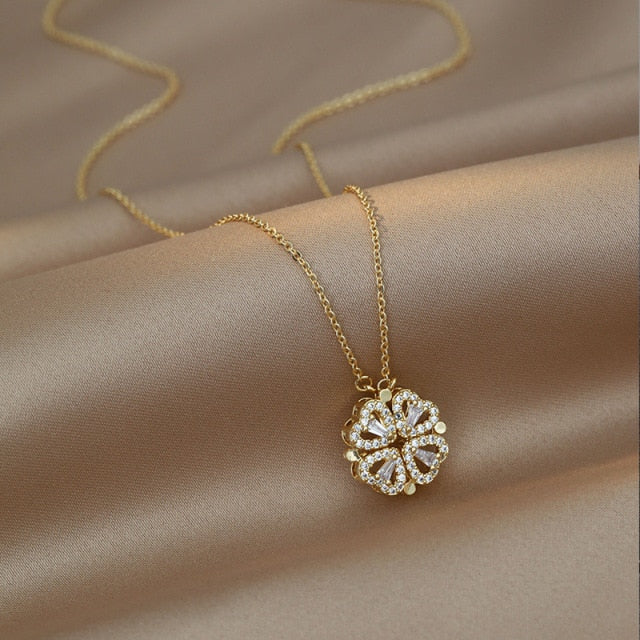 Lovely Heart Shaped Pendant Necklace - Halri