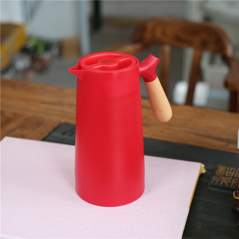 Simple Black Insulated Tea Thermos