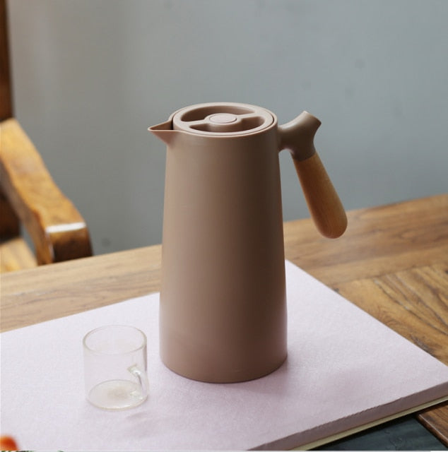 Simple Black Insulated Tea Thermos