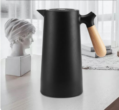 Simple Black Insulated Tea Thermos
