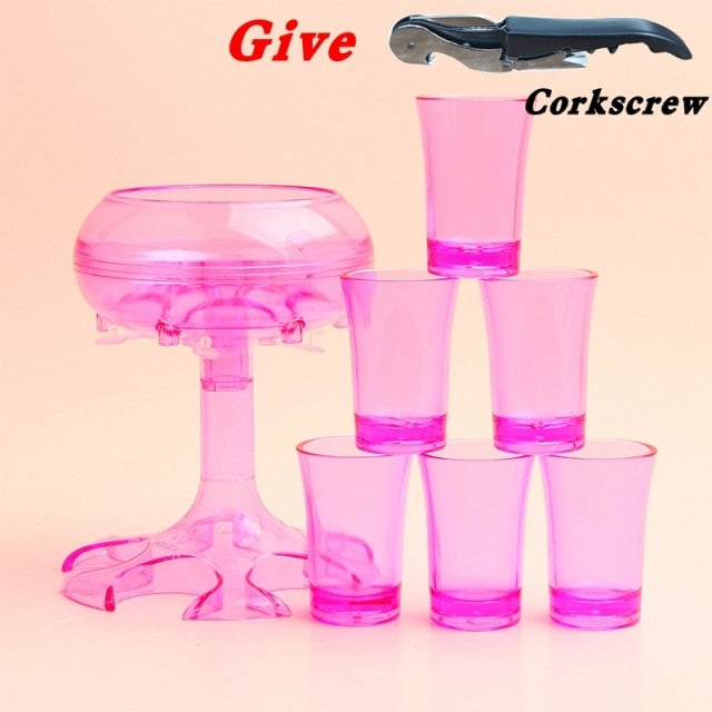 Luxury Glass Beverage Serving Pitcher Set - Halri
