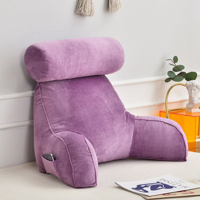Comfortable Support Pillow with Arms and Adjustable Rest