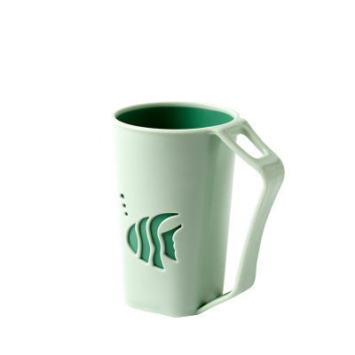 Simple White Bathroom Toothbrush Cup - Halri