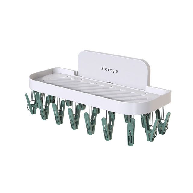 Space-Saving Bathroom Wall Hooks Rack - Halri