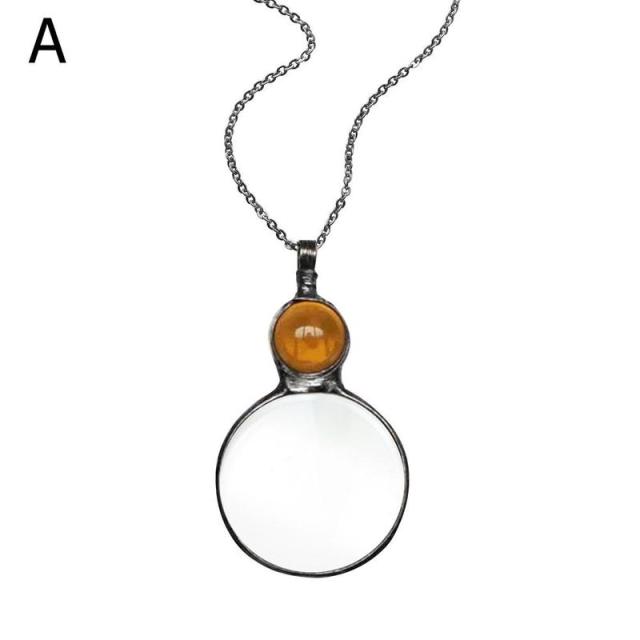Unique Magnifier Pendant Necklace - Halri
