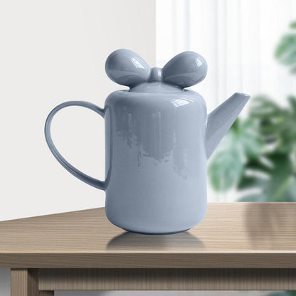 Elegant Floral Pattern Ceramic Tea Pot - Halri