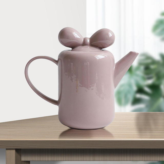Elegant Floral Pattern Ceramic Tea Pot