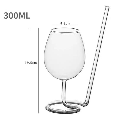 Unique Geometric Stemmed Wine Glasses