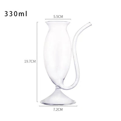 Unique Geometric Stemmed Wine Glasses