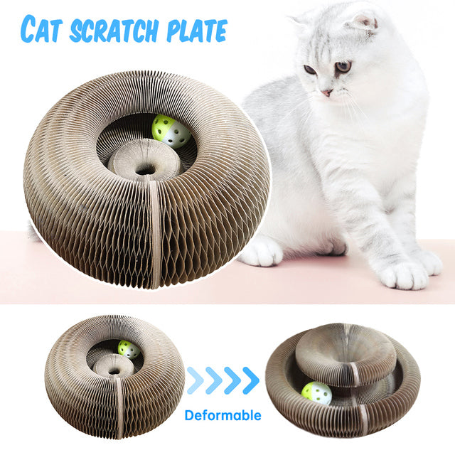 Cute Cat Folding Scratch Pad Board - Halri