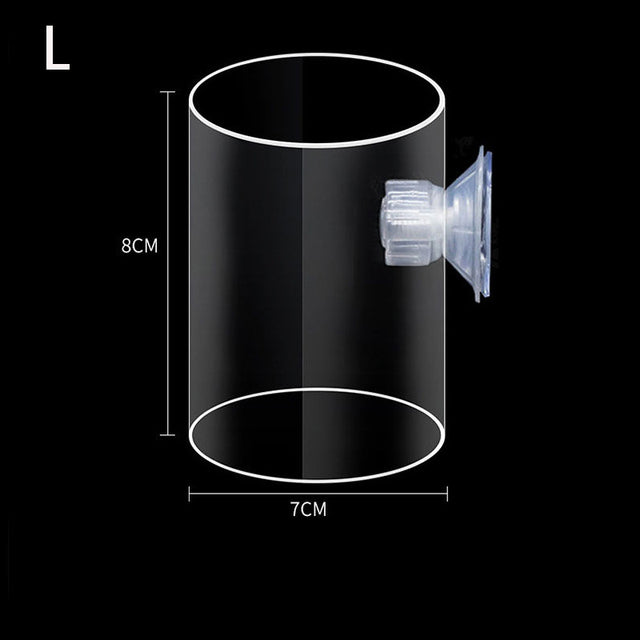 Clear Aquarium Suction Fish Food Feeder - Halri