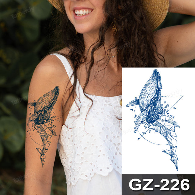 Colorful Boho Temporary Dreamcatcher Tattoo