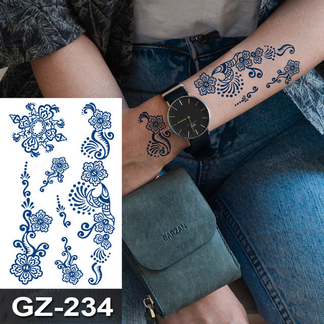 Colorful Boho Temporary Dreamcatcher Tattoo