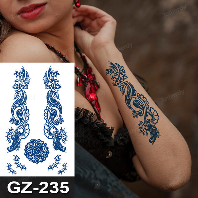 Colorful Boho Temporary Dreamcatcher Tattoo