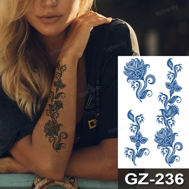 Colorful Boho Temporary Dreamcatcher Tattoo
