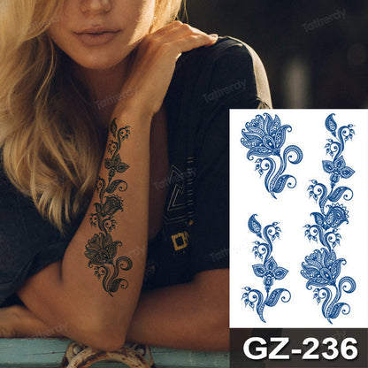 Colorful Boho Temporary Dreamcatcher Tattoo