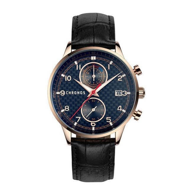 Premium Leather Band Designer Watch - Halri