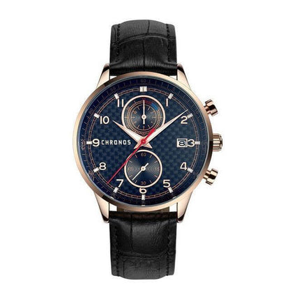 Premium Leather Band Designer Watch - Halri