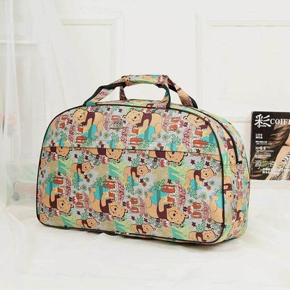Stylish Canvas Durable Water Resistant Travel Tote Bag