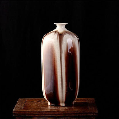 Traditional Chinese Cracked Ice Ceramic Vase