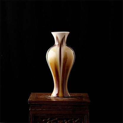 Traditional Chinese Cracked Ice Ceramic Vase