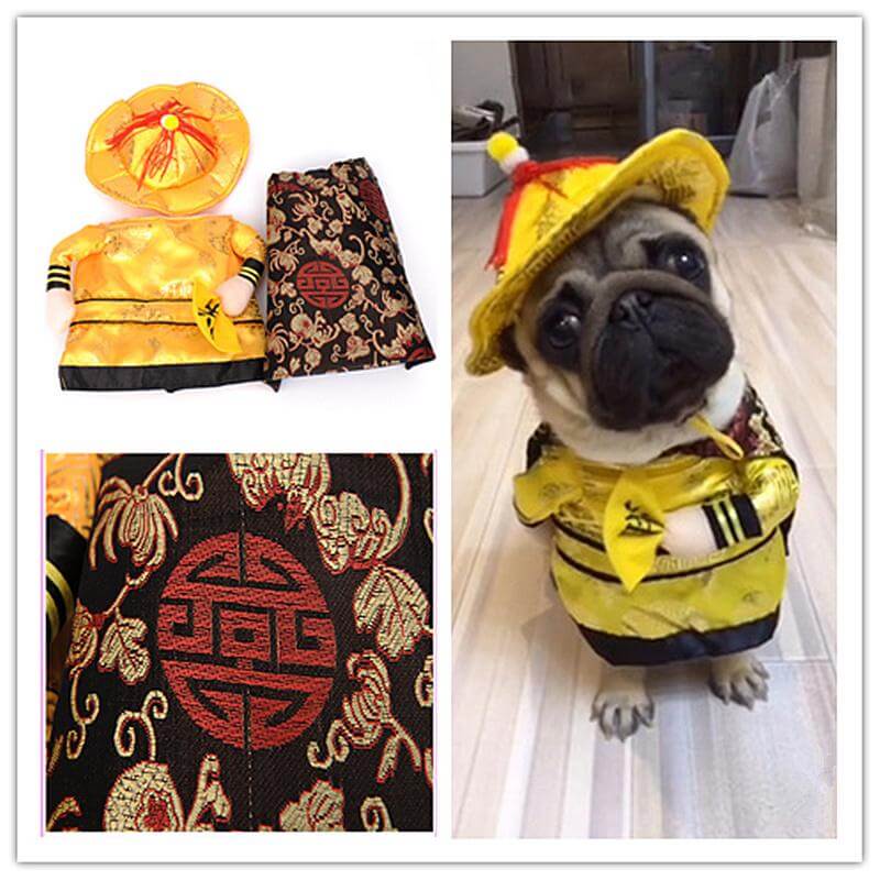 Luxury Pet Costume Royal Crown Outfit - Halri