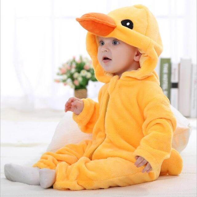 Fun Animal Baby Romper Suit
