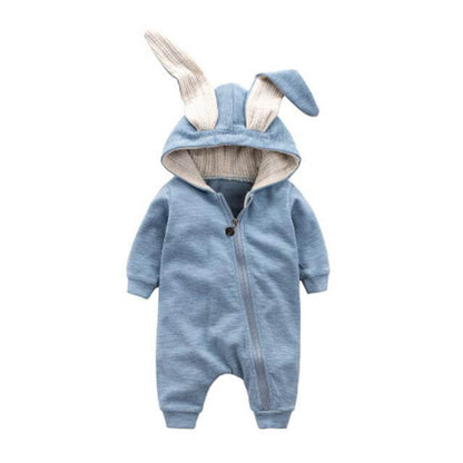 Cozy Baby Bunny Onesie Winter Jumpsuit - Halri