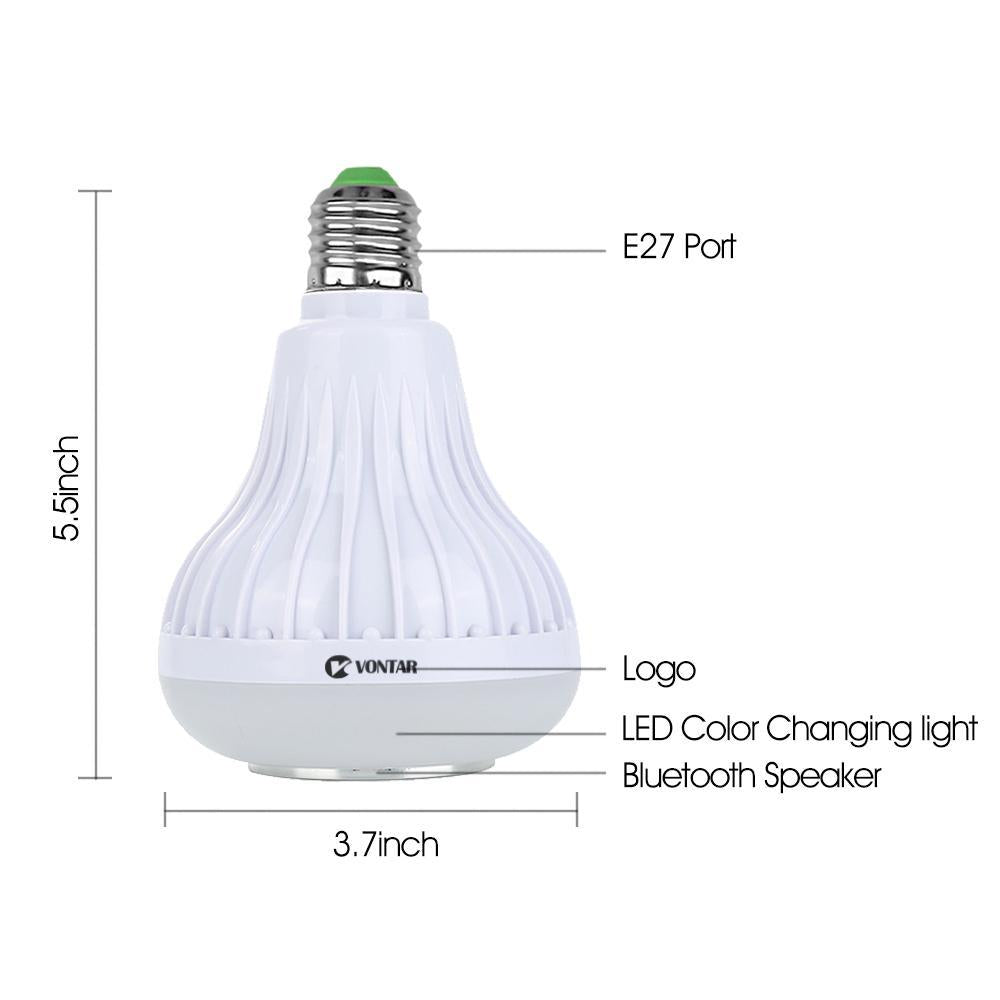 Colorful LED Bulb Speaker