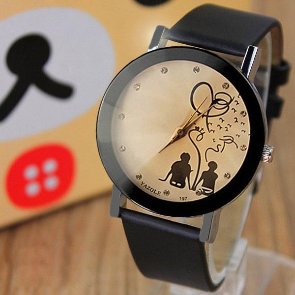 Elegant Black Designer Ladies Watch