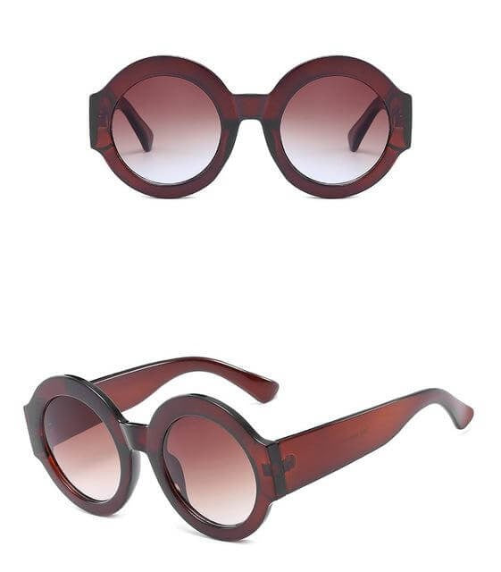 Fashionable Round Colorful Sunglasses