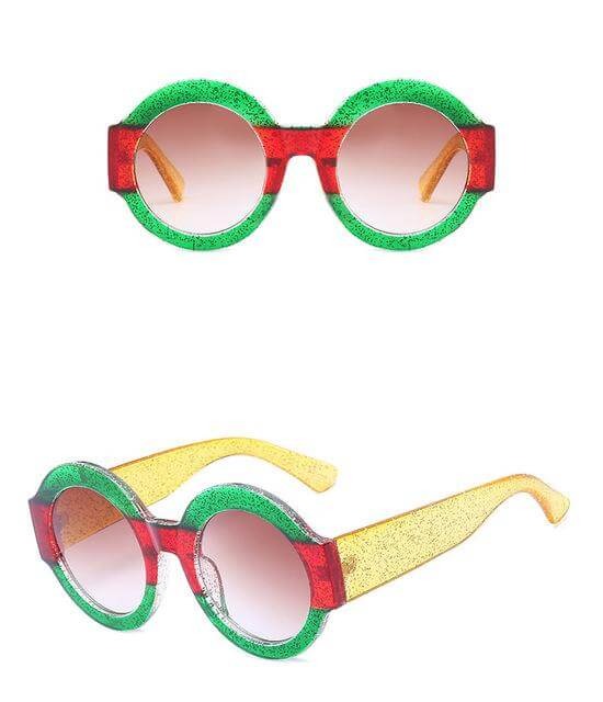 Fashionable Round Colorful Sunglasses