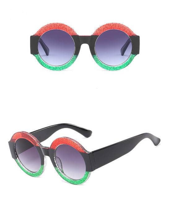 Fashionable Round Colorful Sunglasses