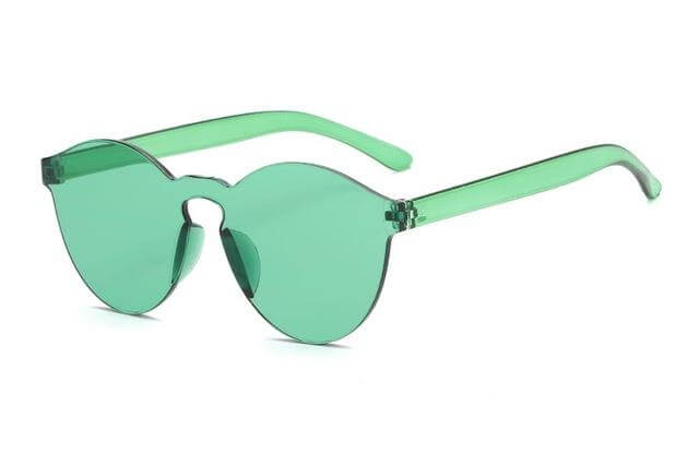 Trendy Circular Shade Sunglasses