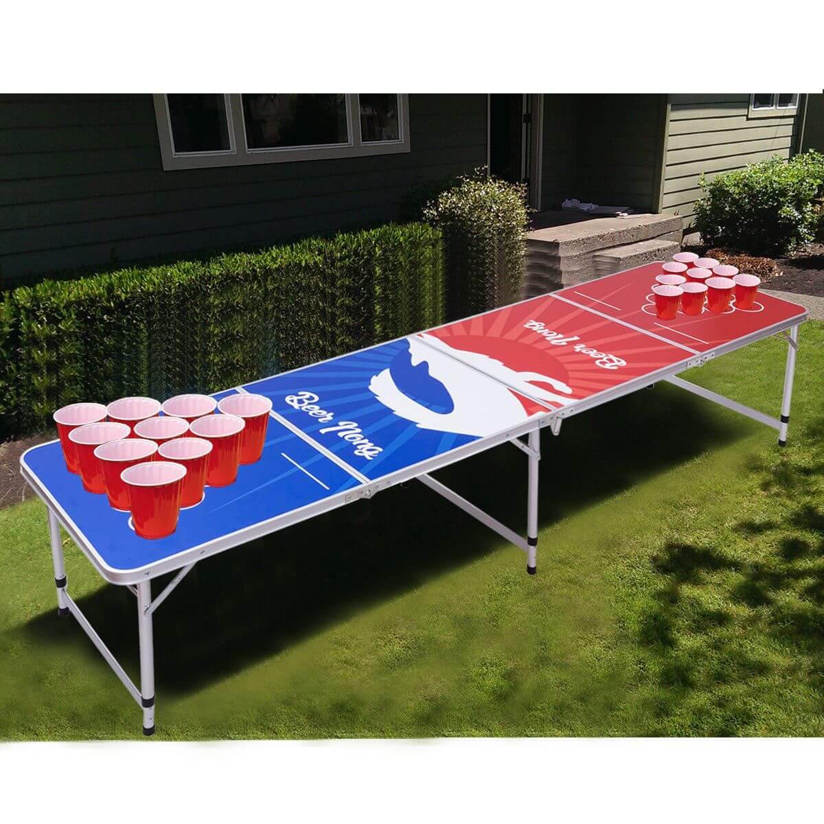 Fun 8FT Collapsible Table Tennis Game Set - Halri