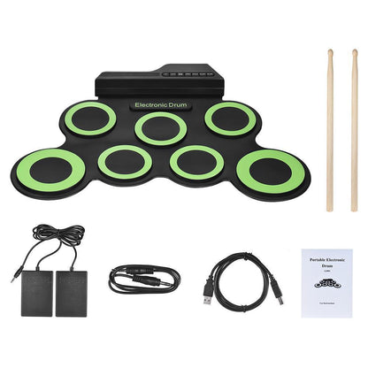 Compact Foldable Digital Drum Kit Set