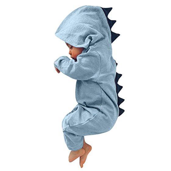 Cozy Dino Baby Romper Suit
