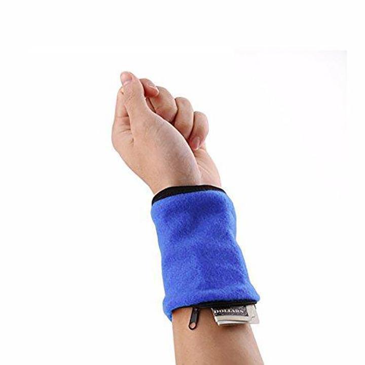 Leather Wrist Wallet Pouch