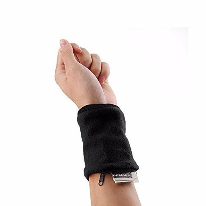 Leather Wrist Wallet Pouch