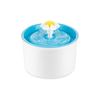 Pet Water Fountain Automatic Flower Shaped Dispenser