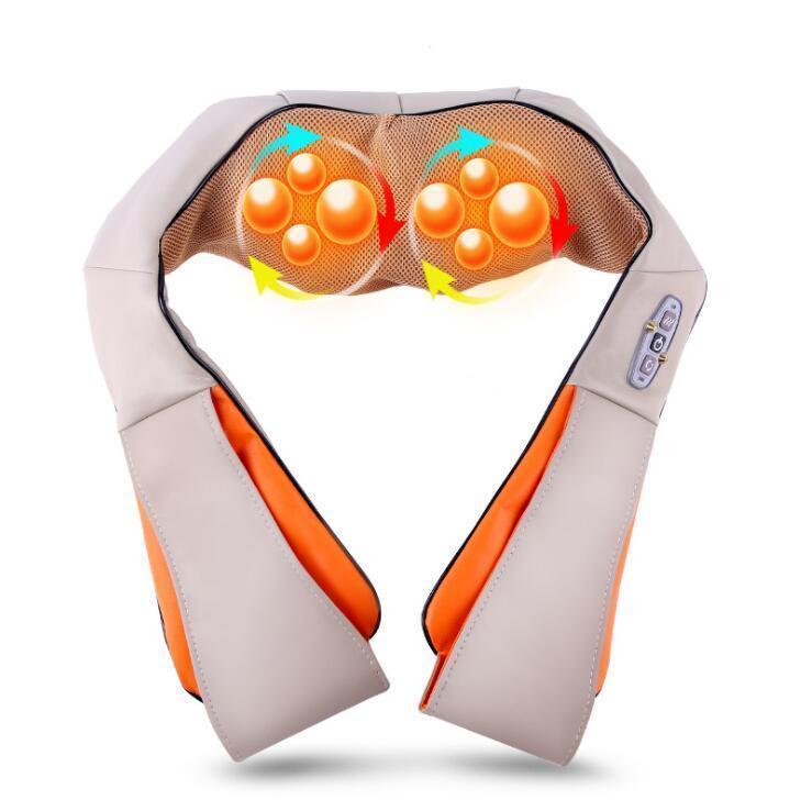 Contour Heated Massage Pillow for Neck and Back Relief - Halri