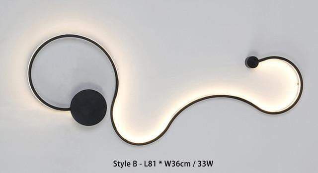 Unique Contemporary Flush Mount LED Ceiling Lamp - Halri
