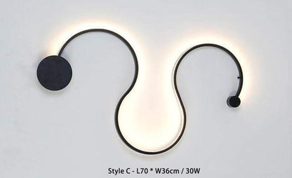 Unique Contemporary Flush Mount LED Ceiling Lamp