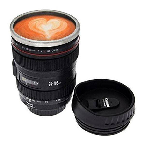 Durable Metal Camera Travel Coffee Cup - Halri