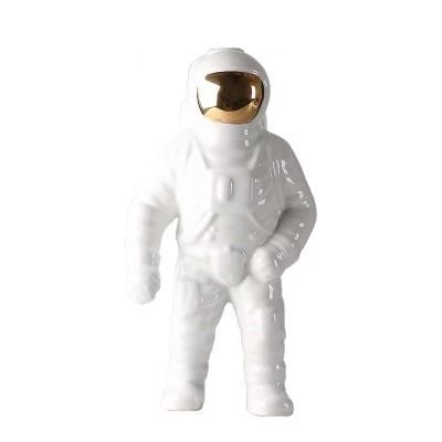 Space Theme Glass Flower Vase Decor