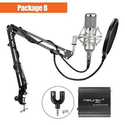 High Quality Studio Condenser Microphone Kit - Halri
