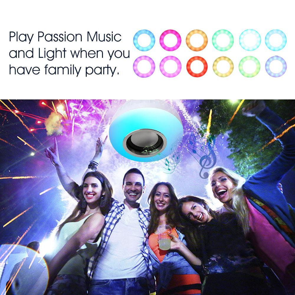 Colorful LED Bulb Speaker